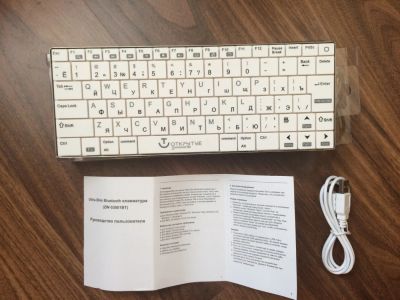 Лот: 5757843. Фото: 1. Беспроводная клавиатура Ultra-Slim... Клавиатуры и мыши