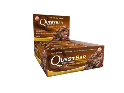 Лот: 3295821. Фото: 1. Батончик QuestBar. 20г. изолята... Спортивное питание, витамины