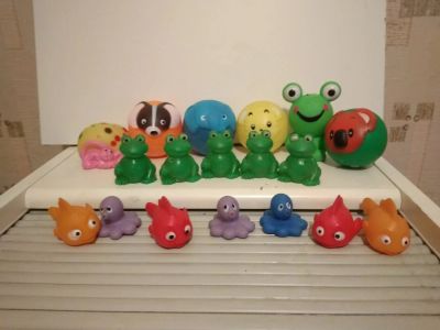 Лот: 10971039. Фото: 1. Резиновые пищалки малыши, ликвидация... Игрушки для купания