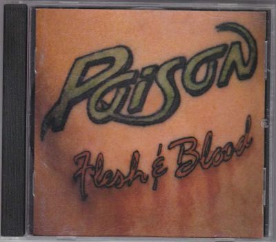 Лот: 5897196. Фото: 1. Poison =Flesh & Blood = 1990 CD... Аудиозаписи