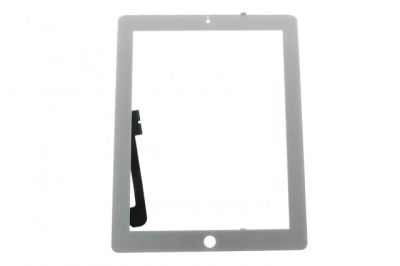 Лот: 6076578. Фото: 1. Тачскрин iPad 3/4 Белый - AA. Запчасти для планшетов