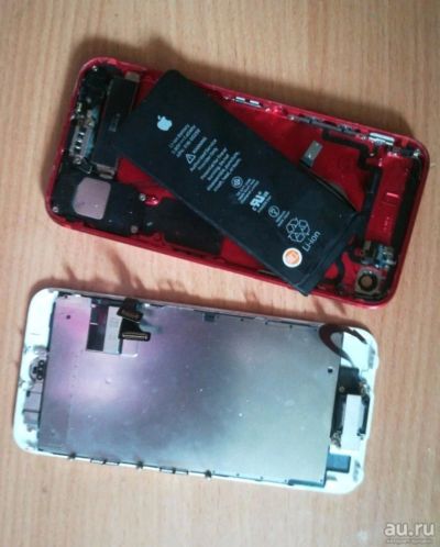 Лот: 13238607. Фото: 1. Остатки от IPhone 7 RED. Смартфоны