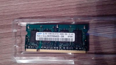 Лот: 6749094. Фото: 1. Память для ноутбука DDR2 512MB... Оперативная память