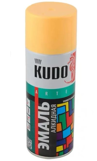 Лот: 25809636. Фото: 1. Краска Kudo 1013 желтая RAL 1018... Всё для покраски