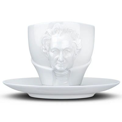 Лот: 24939843. Фото: 1. Чайная пара Tassen Talent Goethe. Кружки, стаканы, бокалы