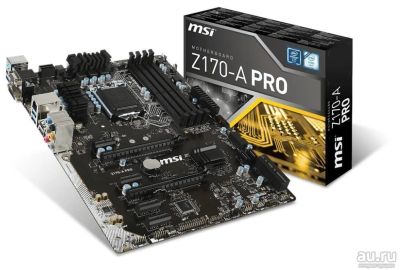 Лот: 17283273. Фото: 1. MSI Z170-A Pro. Материнские платы