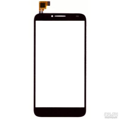 Лот: 12124918. Фото: 1. Тачскрин Alcatel OT-6037Y Черный. Дисплеи, дисплейные модули, тачскрины