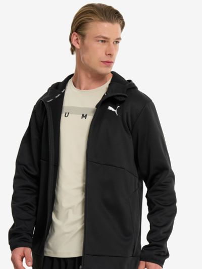 Лот: 23326012. Фото: 1. Толстовка мужская PUMA, Черный. Легкие куртки, толстовки