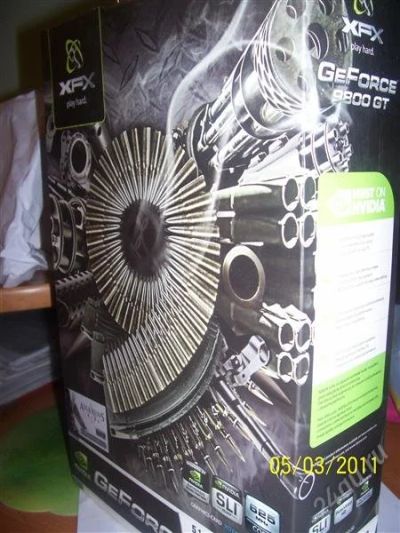 Лот: 817345. Фото: 1. Ge Force 9800 GT XFX. Видеокарты