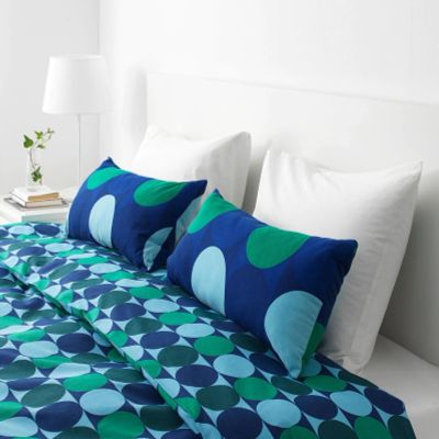 Лот: 15921072. Фото: 1. Подушка, синий, зеленый, 30x60... Другое (домашний текстиль)