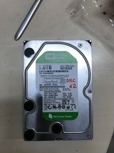 Лот: 8933846. Фото: 1. WD 1Tb (caviar green). Жёсткие диски (HDD)