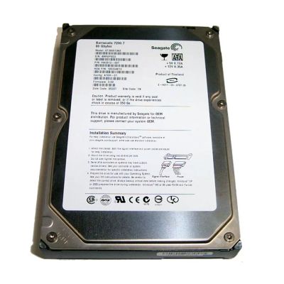 Лот: 8654698. Фото: 1. HDD 80Gb SATA Seagate Barracuda... Жёсткие диски (HDD)