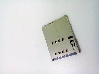 Лот: 12309507. Фото: 1. Коннектор SIM Samsung S5250/P6800... Шлейфы, разъёмы