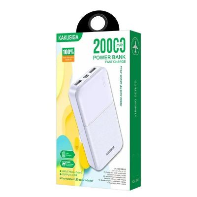 Лот: 22142976. Фото: 1. Power Bank KAKUSIGA KCS-886 20000mAh... Внешние, портативные аккумуляторы для смартфонов (Power bank)