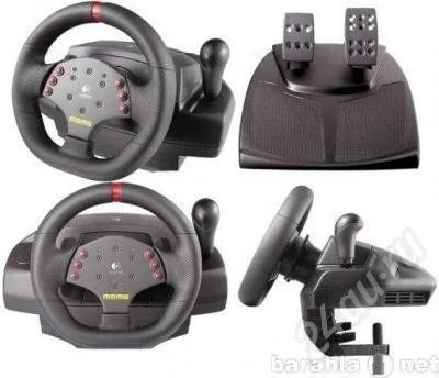Лот: 615123. Фото: 1. руль Logitech momo racing force... Рули, джойстики