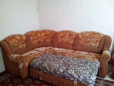 Лот: 2895399. Фото: 1. Диван-кровать (уголок) + кресло. Кресла, пуфы