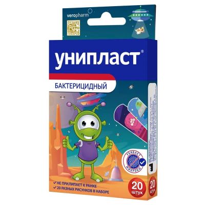 Лот: 23719910. Фото: 1. Унипласт Пластырь бактерицидный... Лекарства