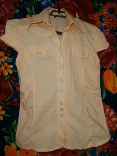 Лот: 5112736. Фото: 1. Легкая рубашка р.42-44. Блузы, рубашки, водолазки