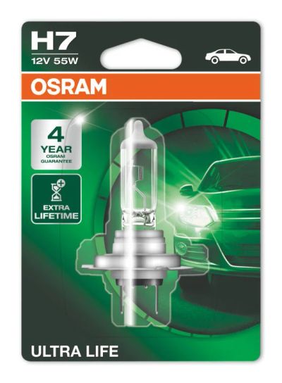 Лот: 11304754. Фото: 1. Osram H7 Ultra Life 64210ULT-01B. Оптика и освещение
