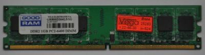 Лот: 4067188. Фото: 1. Good Ram 1024Mb DDR 2. Оперативная память