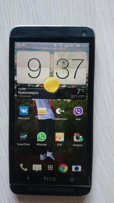 Лот: 8201621. Фото: 1. HTC ONE (m7) 32gb. Смартфоны