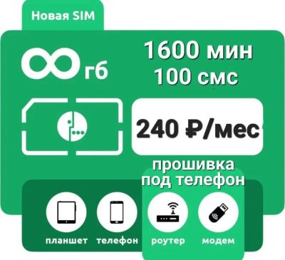 Лот: 24315418. Фото: 1. Мегафон сим карта / безлимитный... SIM-карты, телефонные номера