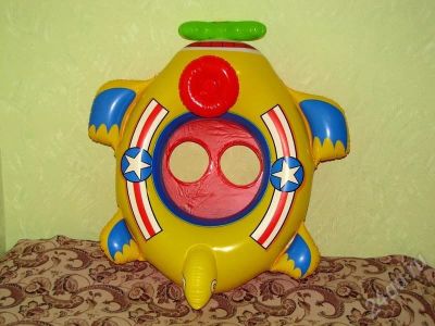 Лот: 379722. Фото: 1. Надувной круг-сиденье (самолёт... Другое (дети растут)