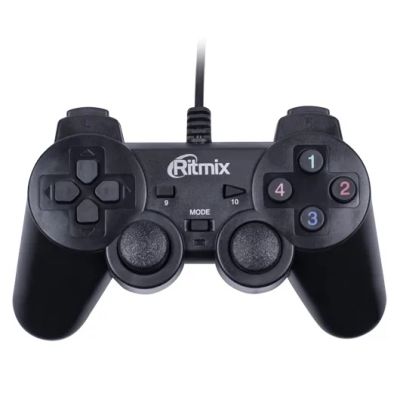 Лот: 23349121. Фото: 1. Game-pad Ritmix GP-005 черный... Рули, джойстики