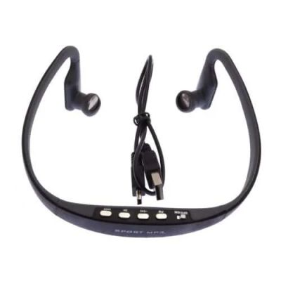 Лот: 3591294. Фото: 1. Наушники спорт mp3 Fm miniUSB... Наушники, гарнитуры