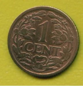 Лот: 8995479. Фото: 1. Нидерланды 1 цент 1916 (т109). Европа
