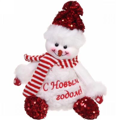 Лот: 18166018. Фото: 1. Снеговик 35 см с отделением под... Гирлянды, шарики, новогодние аксессуары