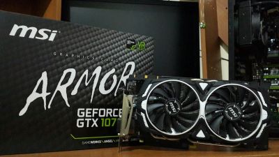 Лот: 17773111. Фото: 1. Видеокарта Nvidia GTX 1070 8GB... Видеокарты