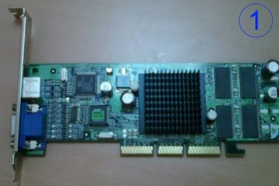 Лот: 5742344. Фото: 1. Видеокарта MX400D-T64: 64MB DDR... Видеокарты