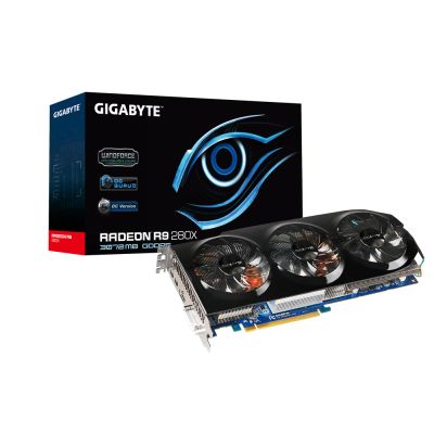 Лот: 5310791. Фото: 1. 3Gb Gigabyte R9 280X OC 384 бита... Видеокарты