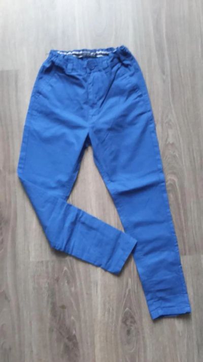 Лот: 7708382. Фото: 1. Брюки Reserved р140-146 синие... Брюки, шорты, джинсы