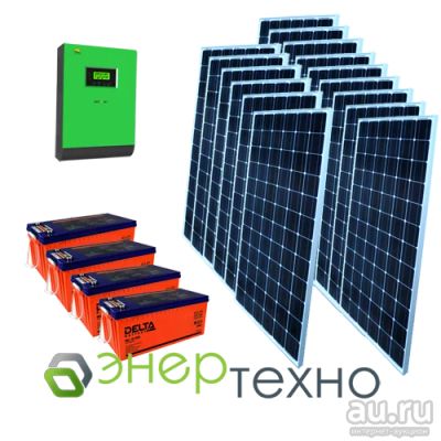 Лот: 13344034. Фото: 1. Комплект Solar Eco 3000 (Солнечная... Солнечные батареи