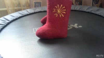 Лот: 8023093. Фото: 1. Красные валенки. Валенки, угги, унты