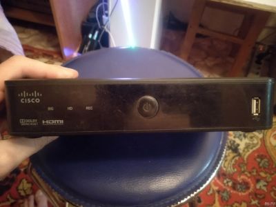 Лот: 15428319. Фото: 1. Тв приставка cisco. Пульты ДУ