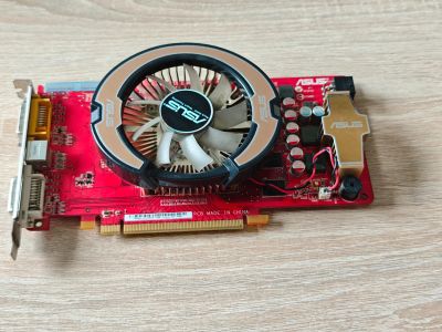 Лот: 25703407. Фото: 1. Видеокарта asus amd radeon hd3850. Видеокарты