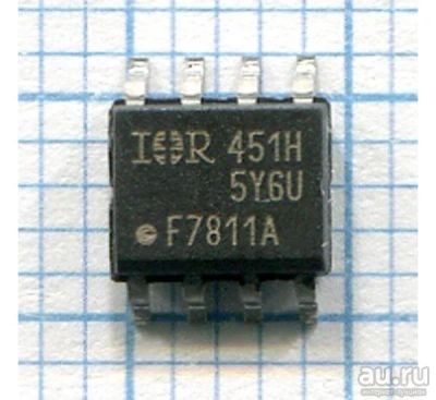 Лот: 15458537. Фото: 1. IRF7811A ( IRF7811 ) мощный полевой... Транзисторы