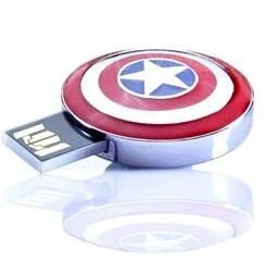 Лот: 5953120. Фото: 1. Флешка "Щит Капитана Америки... USB-флеш карты