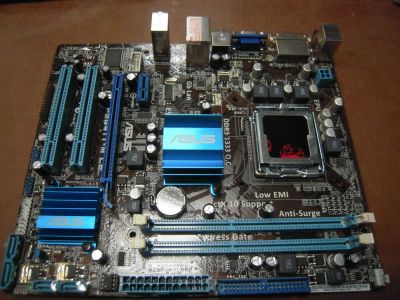 Лот: 10768829. Фото: 1. Материнская плата 775 ASUS P5G41T-M... Материнские платы