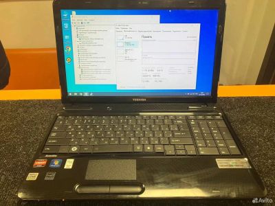 Лот: 24347686. Фото: 1. Б\У ноутбук Toshiba Satellite... Ноутбуки