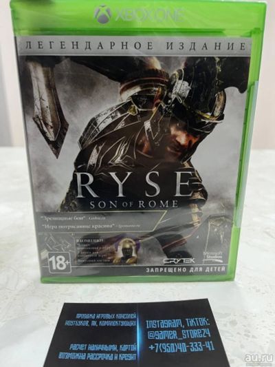 Лот: 18315640. Фото: 1. НОВЫЙ Ryse Son of Rome. Диск Microsoft... Игры для консолей