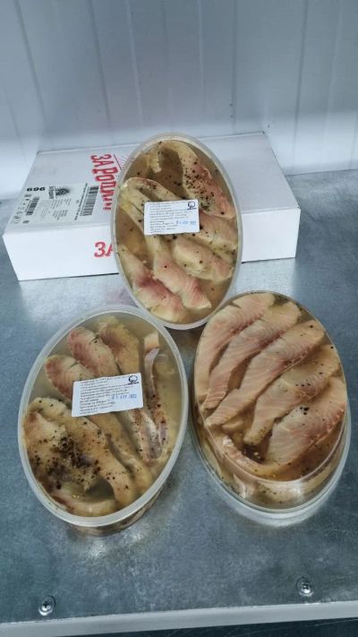 Лот: 20771810. Фото: 1. Кунджа филе ломтики с/с (0,5). Икра, рыба, морепродукты
