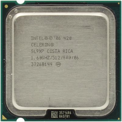 Лот: 16541225. Фото: 1. Процессор Intel Celeron 420 (1600MHz... Процессоры