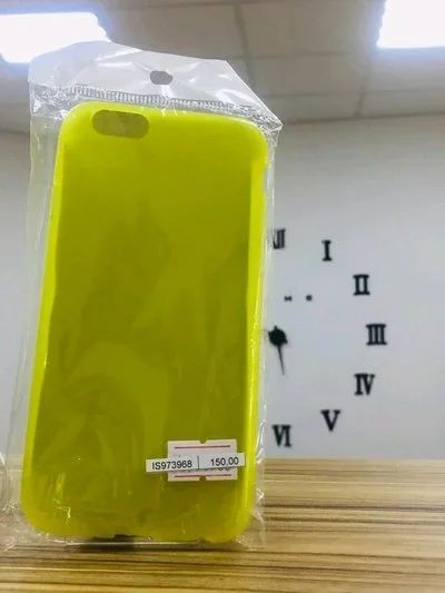 Лот: 11724783. Фото: 1. Силикон iPhone 6 Pudding желтый. Чехлы, бамперы