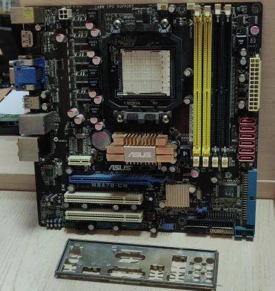 Лот: 19358763. Фото: 1. Мат. плата ASUS M3A78-CM SocketAM3... Материнские платы