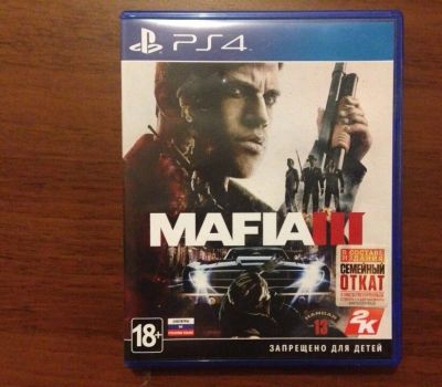 Лот: 10507535. Фото: 1. Mafia 3 ps4 диск. Игры для консолей