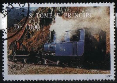 Лот: 8490298. Фото: 1. Сент-Том и Принсипи 1997г ЖД. Марки